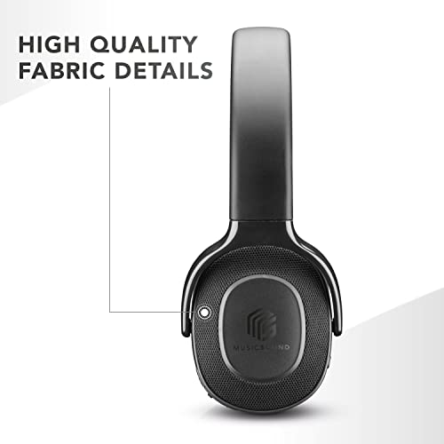 Music Sound | DEEP - Kabelloses Headset mit Low Latency Technologie - Wiedergabezeit 22 Stunden - Schwarz Bild 2