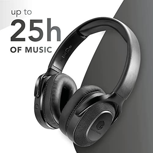 Music Sound | DEEP - Kabelloses Headset mit Low Latency Technologie - Wiedergabezeit 22 Stunden - Schwarz Bild 4
