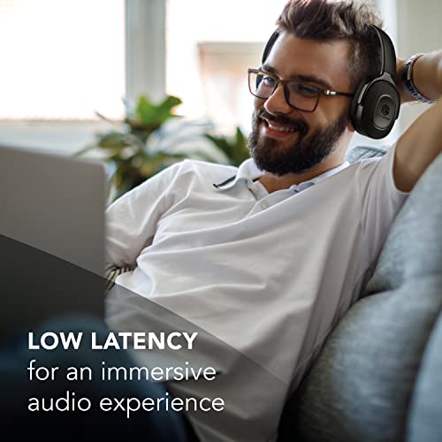 Music Sound | DEEP - Kabelloses Headset mit Low Latency Technologie - Wiedergabezeit 22 Stunden - Schwarz Bild 5