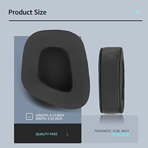 Kühlgel-Ohrpolster für Corsair Void Pro/Elite/RGB/SE/USB/Void v2/Wireless – Kühl und verbesserter, kompatibel mit Void Pro RGB, Void Elite RGB, Void Surround (Schwarz) Bild 5