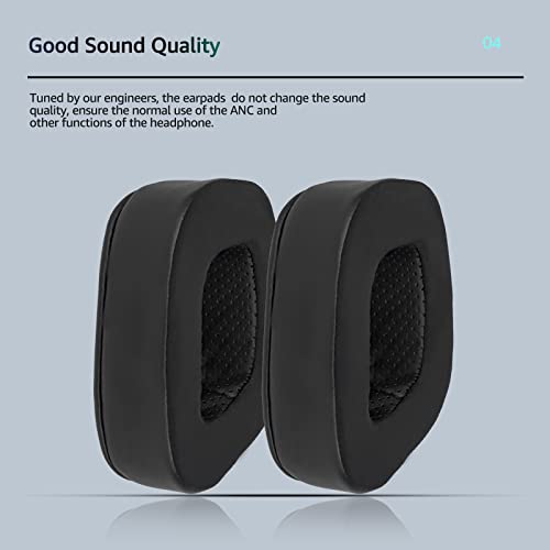 Kühlgel-Ohrpolster für Corsair Void Pro/Elite/RGB/SE/USB/Void v2/Wireless – Kühl und verbesserter, kompatibel mit Void Pro RGB, Void Elite RGB, Void Surround (Schwarz) Bild 6