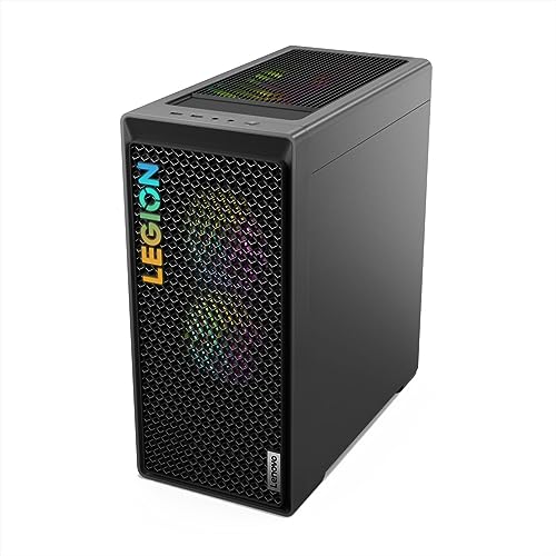Lenovo Legion Tower 5 (8. Gen) Gaming Desktop PC | AMD Ryzen 7 7700 | 16GB RAM | 1TB SSD | NVIDIA GeForce RTX 4070 Ti | Win11 Home | QWERTZ | grau | inkl. Tastatur & Maus | 3 Monate Premium Care Bild 3