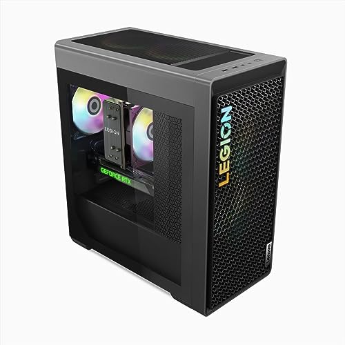 Lenovo Legion Tower 5 (8. Gen) Gaming Desktop PC | AMD Ryzen 7 7700 | 16GB RAM | 1TB SSD | NVIDIA GeForce RTX 4070 Ti | Win11 Home | QWERTZ | grau | inkl. Tastatur & Maus | 3 Monate Premium Care Bild 7