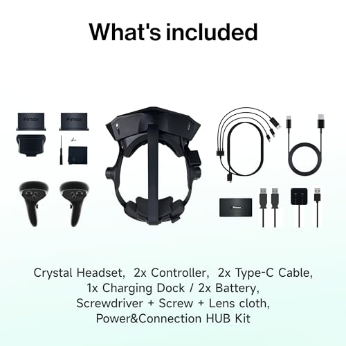 Pimax Crystal - Hochauflösendes Virtual-Reality-Headset für PC-Gaming Bild 2