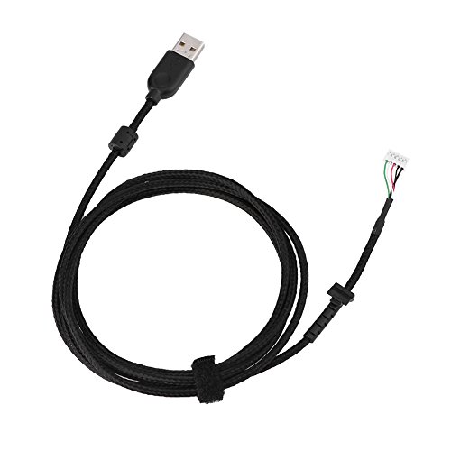 KIMISS G502-Kabel, USB-Maus, Schwarz, USB-Maus, Ersatzkabel, 2,19 M, Plug-and-Play-Mauskabel, Ersatz für G502 Bild 7