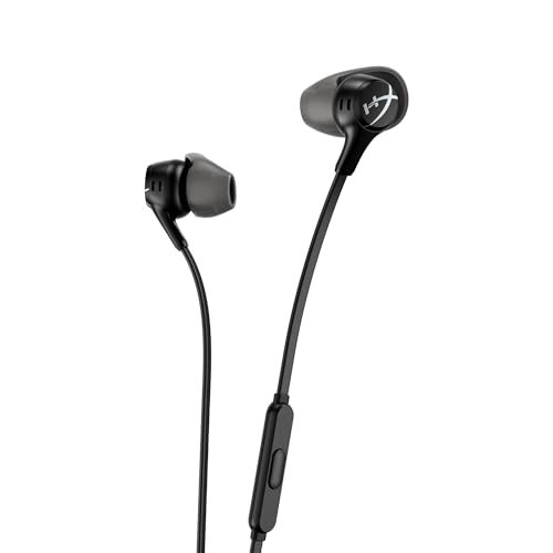 HyperX Cloud Earbuds II Gaming-Ohrhörer mit Mikrofon, Schwarz Bild 1