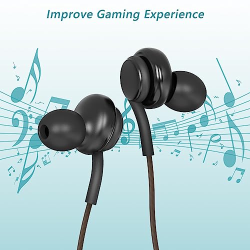 GEEKRIA In-Ear-VR-Kopfhörer kompatibel mit Meta Quest Pro, Kabelgebundene Gaming-Ohrhörer für VR-Headset, Kabel in Wunschlänge, Geräuschisolierung, sicherer Sitz (Schwarz) Bild 3