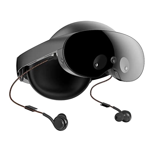 GEEKRIA In-Ear-VR-Kopfhörer kompatibel mit Meta Quest Pro, Kabelgebundene Gaming-Ohrhörer für VR-Headset, Kabel in Wunschlänge, Geräuschisolierung, sicherer Sitz (Schwarz) Bild 5