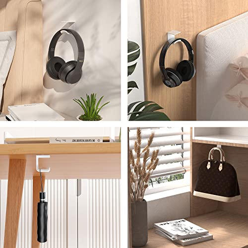 Cozycase Universal Headset Halterung Tisch - 2 Stück Kopfhörer Halter Wandhalterung Holder mit starkem Klebeband, Kopfhörerhalter Headset Ständer für die meisten Gaming Kopfhörer Bild 6