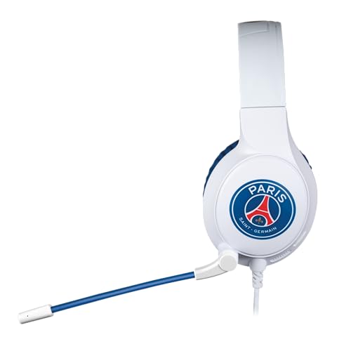 Konix PSG Kabelgebundenes Over-Ear-Gaming-Headset PC, PS5, Switch 2 und Xbox Series X|S - 45°-Mikrofon - 1,5 m Kabel - Weiß und Blau Bild 3