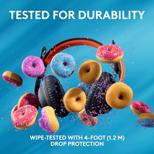 Logitech Zone Learn kabelgebundenes Headset mit Mikrofon für Schüler, Bequeme und verstellbare Passform für Kinder, 3,5 mm AUX, für Windows/macOS/iPadOS/Android/Mobilgeräte - On-Ear, Blau Bild 7