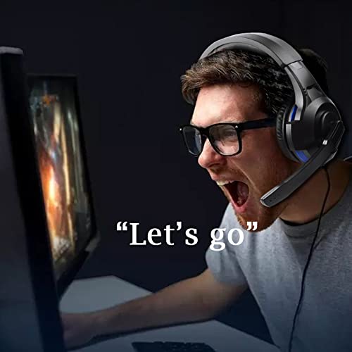 Joso Gaming-Headset für PS5 PS4, 3,5 mm kabelgebundenes Online-Gaming-Headsets mit Mikrofon für Xbox One/Xbox Series X/S/PS5 4/PS4 Pro/PS4/N-Switch/Lite/Steam Deck/Laptop/Smartphone/Office Business Bild 7