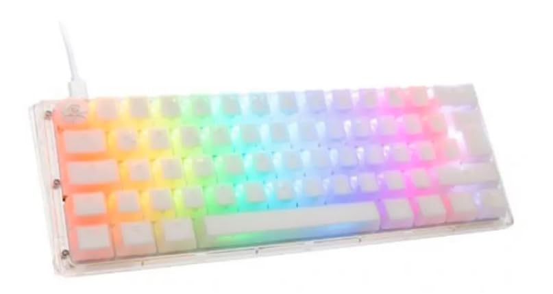 Ducky One 3 Aura White Mini Gaming Tastatur, RGB LED - Kailh Jellyfish Y Bild 1