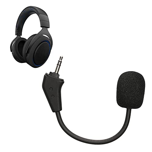 kwmobile Ersatz Kopfhörer Mikrofon kompatibel mit Corsair HS50 HS60 HS60 Pro HS70 HS70 Pro HS75 Headset - Gaming Headphones Mikrofon mit 3,5 mm Klinkenstecker - Schwarz Bild 1