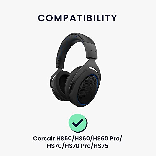kwmobile Ersatz Kopfhörer Mikrofon kompatibel mit Corsair HS50 HS60 HS60 Pro HS70 HS70 Pro HS75 Headset - Gaming Headphones Mikrofon mit 3,5 mm Klinkenstecker - Schwarz Bild 2