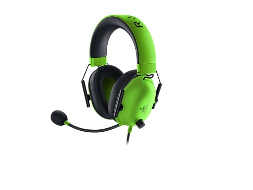 Razer BlackShark V2 X - Multi-Plattform kabelgebundenes Esports-Headset Grün & BlackShark V2 X - Premium Esports Gaming Headset (Kabelgebundene Kopfhörer mit 50mm-Treiber) Schwarz Bild 2