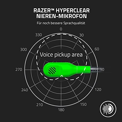 Razer BlackShark V2 X - Multi-Plattform kabelgebundenes Esports-Headset Grün & BlackShark V2 X - Premium Esports Gaming Headset (Kabelgebundene Kopfhörer mit 50mm-Treiber) Schwarz Bild 4