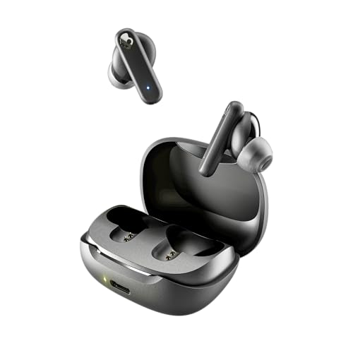 Skullcandy Smokin' Buds In-Ear Wireless-Kopfhörer, 20 Std. Akkulaufzeit, 50% nachhaltiger Kunststoff, Mikro, kompatibel mit iPhone, Android und Bluetooth-Geräten - Schwarz Bild 1
