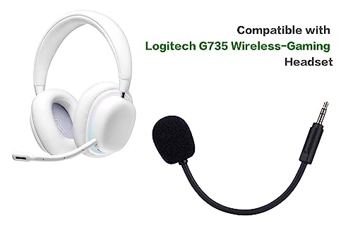 Ersatz-Spielmikrofon für Logitech G735 Wireless-Gaming-Headset auf PS4 PS5 Xbox One PC, abnehmbares 3,5-mm-Boom-Mikrofon Bild 3