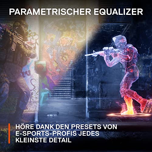 SteelSeries GameDAC Gen 2 (Xbox) Hi-Res-Audio-Verstärker – ESS Sabre Quad-DAC – KI-gestützte Geräuschunterdrückung – 360-Grad Surround-Sound– Hi-Res-Zertifizierung – PC, Xbox, PS5, PS4 Bild 7