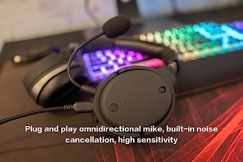 Ersatz-Spielmikrofon für HyperX Cloud Orbit S Gaming-Headset auf PC, PS5, PS4, Xbox Series X|S, Xbox One, Mac, Handy, Nintendo Switch, abnehmbares 3,5-mm-Boom-Mikrofon Bild 4
