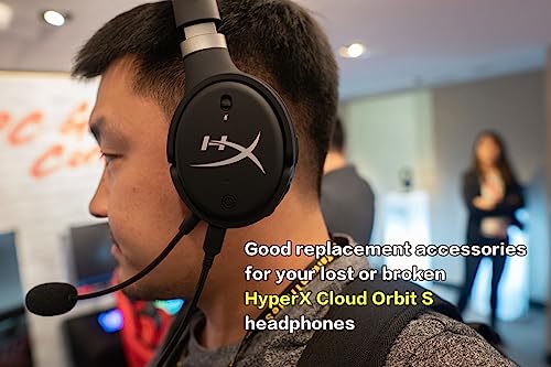 Ersatz-Spielmikrofon für HyperX Cloud Orbit S Gaming-Headset auf PC, PS5, PS4, Xbox Series X|S, Xbox One, Mac, Handy, Nintendo Switch, abnehmbares 3,5-mm-Boom-Mikrofon Bild 5