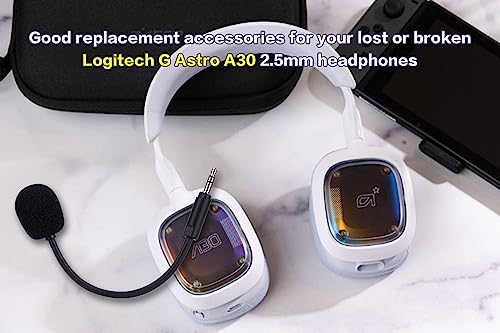 Ersatz-Spielmikrofon für Logitech G Astro A30 Gaming-Headset auf PS4 PS5 Xbox One PC, abnehmbares 2,5-mm-Boom-Mikrofon Bild 4