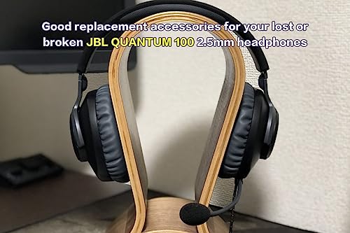 Alphatec Ersatz-Spielmikrofon für JBL Quantum 100 (Q100) Gaming-Headset auf PC/Xbox/PS/Switch/MAC, abnehmbares 2,5-mm-Bügelmikrofon Bild 6
