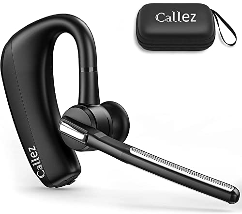 Headset Bluetooth mit CVC8.0 Dual Mikrofon Noise Cancelling, Kabellos Kopfhörer V5.0 Wireless Headset Handy für iPhone Samsung Smartphone Autofahren Business Office, Klar Chat, Super Leicht Bild 1