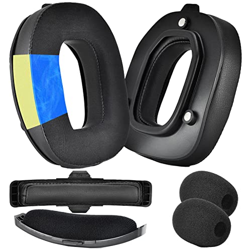 A50 Gen 4 Mod Kit Ohrpolster, Ersatz-Ohrpolster und Stirnbänder für Astro Gaming A50 Wireless Headset Gen 4, Mikrofonschaum, Cups/Pads, A50 Gen 4 Zubehör, zusätzliche Dicke (Kühlgel) Bild 1