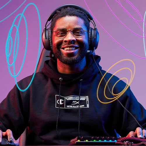 HyperX Cloud III – Kabelgebundenes Gaming-Headset, PC, PS5, Xbox Series X|S, abgewinkelte 53mm-Treiber, DTS, Memory-Schaum, Stabiler Rahmen, ultraklares 10mm-Mikrofon, USB-C, USB-A, 3,5mm, Schwarz Bild 6