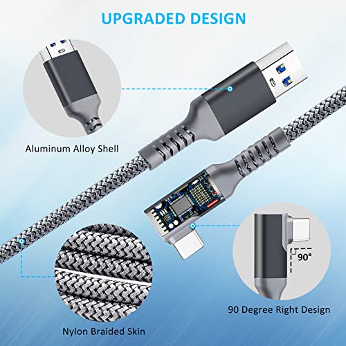 Link Kabel 6M Kompatibel mit Meta Quest 3/Quest 2/Pro, PICO4/Pro, USB A zu C Kabel Zubehör mit 5Gbps Datenübertragung, Nylon geflochtenes USB3.0 für VR Headset und Gaming PC Bild 5