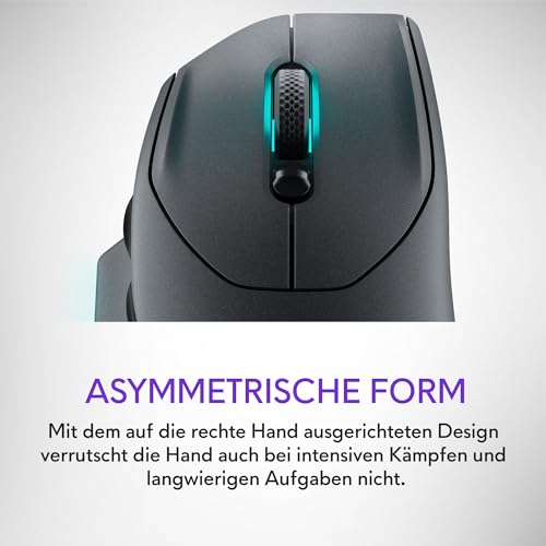 Alienware AW620M kabellose Gaming Mouse - Dark Side of The Moon Bild 2