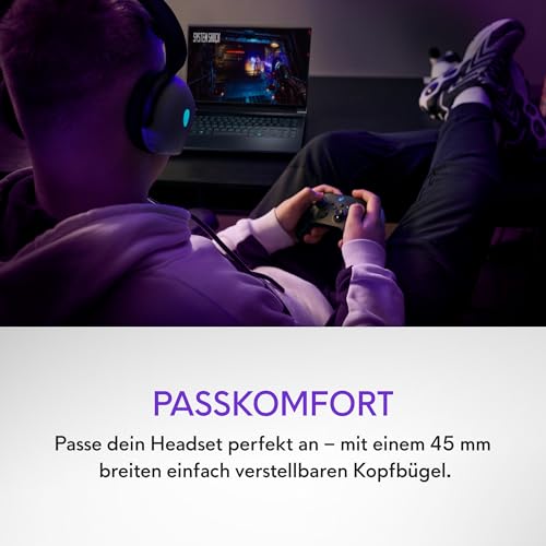 Alienware AW720H Dual-Mode kabelloses Gaming Headset - Dark Side of The Moon Bild 2