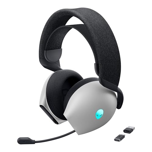 Alienware AW720H Dual-Mode kabelloses Gaming Headset - Farbe Lunar Light Bild 1