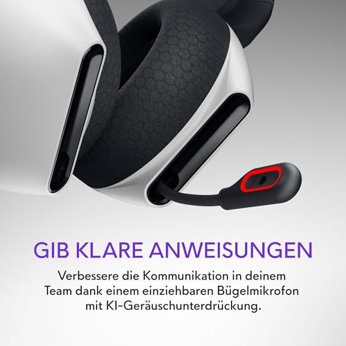 Alienware AW720H Dual-Mode kabelloses Gaming Headset - Farbe Lunar Light Bild 4