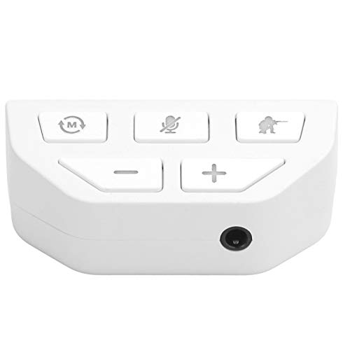 Dioche One Adapter für Headset Stereo Headset Adapter für One Controller Abs Headset Adapter Controller für o Adapter Kopfhörerkonverter für One Wireless Gamepad (Weiss) Bild 4