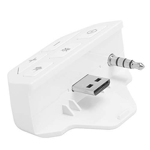 Dioche One Adapter für Headset Stereo Headset Adapter für One Controller Abs Headset Adapter Controller für o Adapter Kopfhörerkonverter für One Wireless Gamepad (Weiss) Bild 7