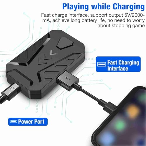 Maus- und Tastaturkonverter,Q1 Tastatur und Maus Konverter para Juegos Konverter Bluetooth Adapter für Pubg Handy Mix Pro Pomya Gaming Adapter Guide Bild 3