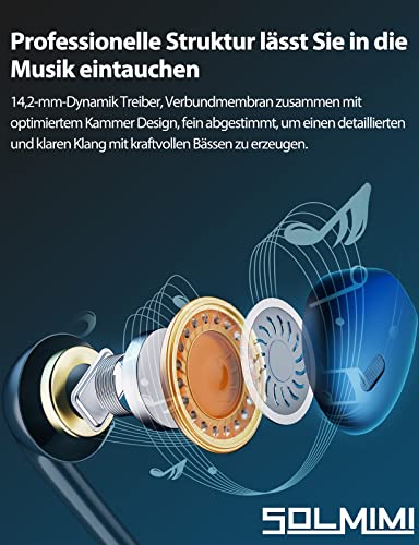 USB In Ear PC Headset mit eingebautem Mikrofon Lautstärkeregler USB Kabelgebundener Gaming Kopfhörer für PC PS4 PS5 Laptop Desktop Chromebook Home Office Online Courses Skype Zoom - 2m Bild 6