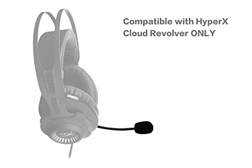 Ersatz-Spielmikrofon für HyperX Cloud Revolver Gaming Headset auf PS4 PS5 Xbox One PC, abnehmbares 3,5-mm-Boom-Mikrofon Bild 2