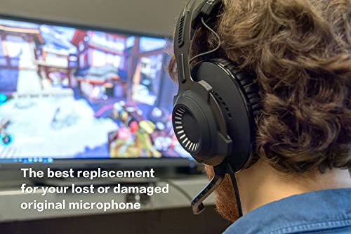 Ersatz-Spielmikrofon für HyperX Cloud Revolver Gaming Headset auf PS4 PS5 Xbox One PC, abnehmbares 3,5-mm-Boom-Mikrofon Bild 4