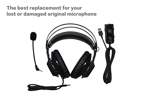 Ersatz-Spielmikrofon für HyperX Cloud Revolver Gaming Headset auf PS4 PS5 Xbox One PC, abnehmbares 3,5-mm-Boom-Mikrofon Bild 5