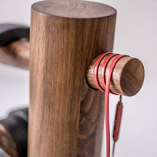 Kopfhörerhalter Kopfhörer Ständer Kopfhörerständer Aus Massivem Holz, Kopfhörerhalter, Kreativer Kopfhörerständer, Gaming-Headset-Aufbewahrungsregal, Headset-Ständer Kopfhörerständer Headset Ständer ( Bild 3