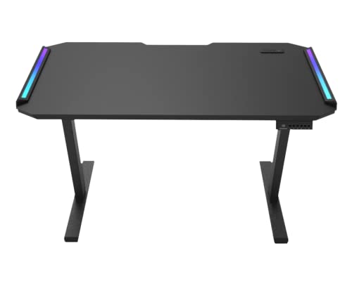 Cougar E-DEIMUS 120 RGB Elektrischer Gaming-Schreibtisch mit USB-Hub – Schwarz Bild 1