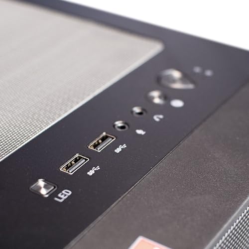 NSXGAMING Nova Desktop Gaming Computer (AMD Ryzen 5 5600G, 16GB 2*8GB DDR4 3600, 512Gb M2 NVME SSD, RGB Fans, W11 64-Bit Ready, Wify Ready, Maus und Tastatur) Bild 4