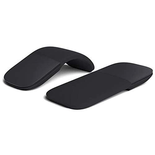 VBESTLIFE Bluetooth Arc Touch Mouse, Kabellose Faltbare Maus ohne USB-Nano-Empfänger, Ergonomische Optical Silent PC-Mäuse für Notebook, Laptop (Schwarz) Bild 3