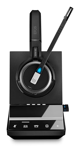 EPOS Impact SDW 5066 EU/UK/AUS - Premium Kabelloses DECT-Headset mit Doppelseitigem Design für Erhöhte Konzentration und Überlegenen Klang im Professionellen Einsatz Bild 3