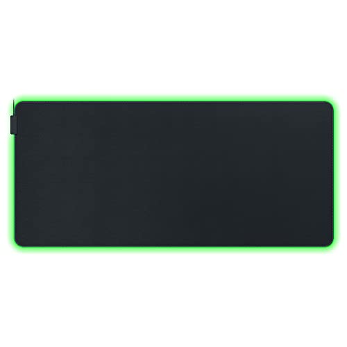 Razer Goliathus Chroma 3XL - Weiche Gaming-Mausmatte Chroma RGB & Base Station V2 Chroma - Headset-Ständer mit USB-Hub und RGB-Beleuchtung Schwarz Bild 2