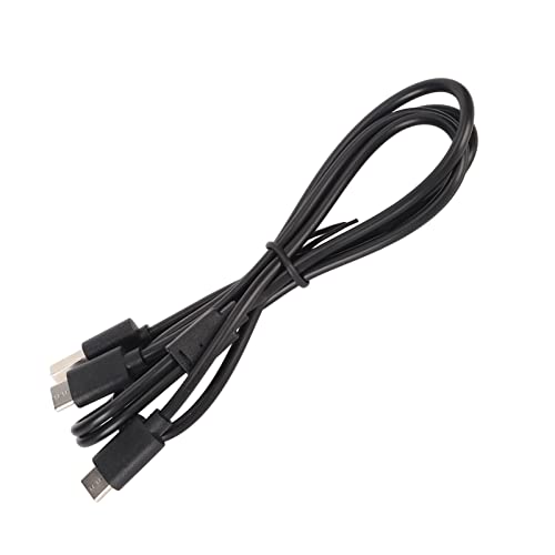 Yunseity Verbindungskabel für PVR2, PS5, Switch, Switch OLED, USB-auf-Dual-USB-C-Ladekabel für VR-Headset und Gaming-PC, 2,8 Fuß, 5 V 2 A Bild 3